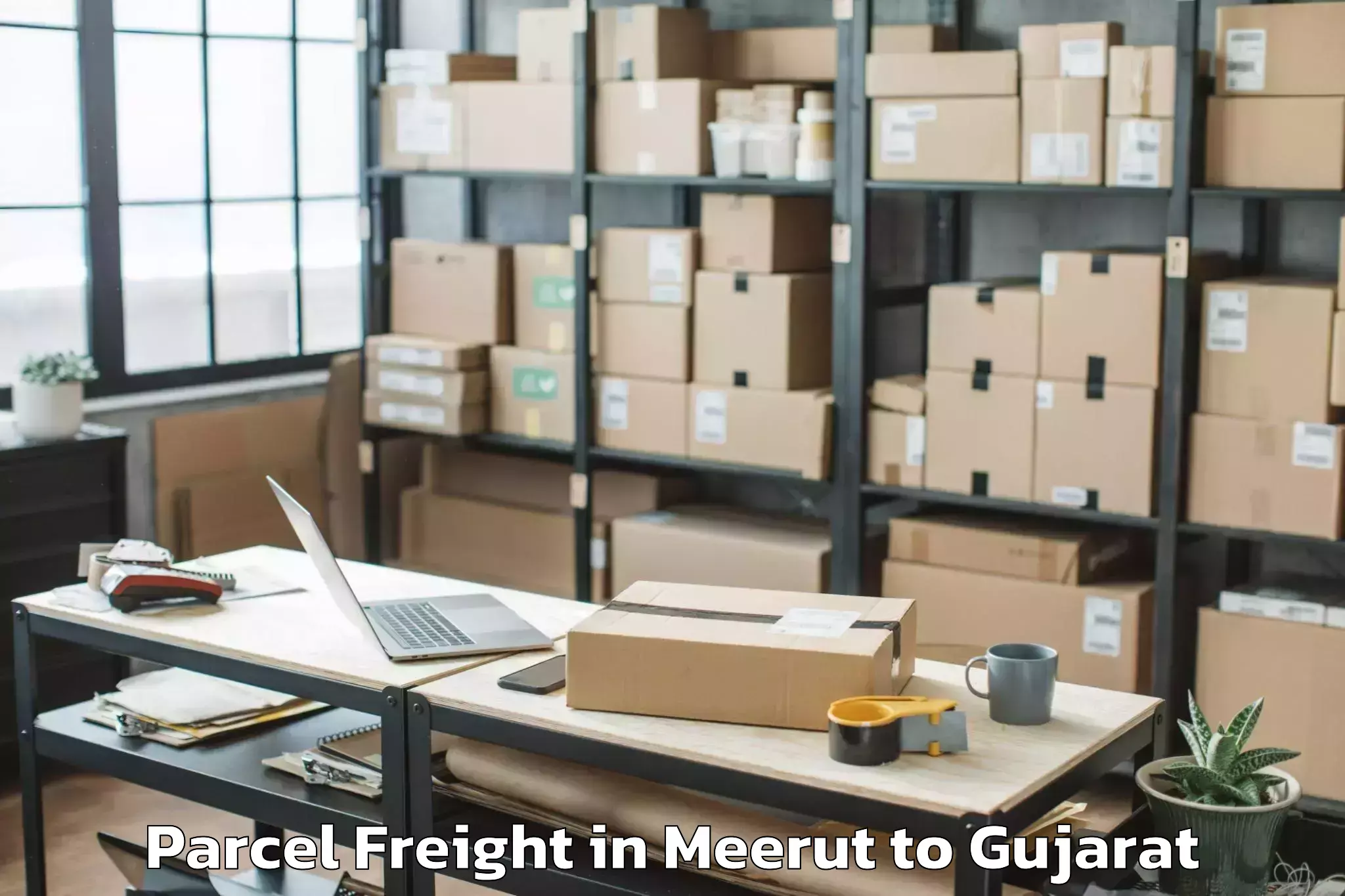 Comprehensive Meerut to Shihori Parcel Freight